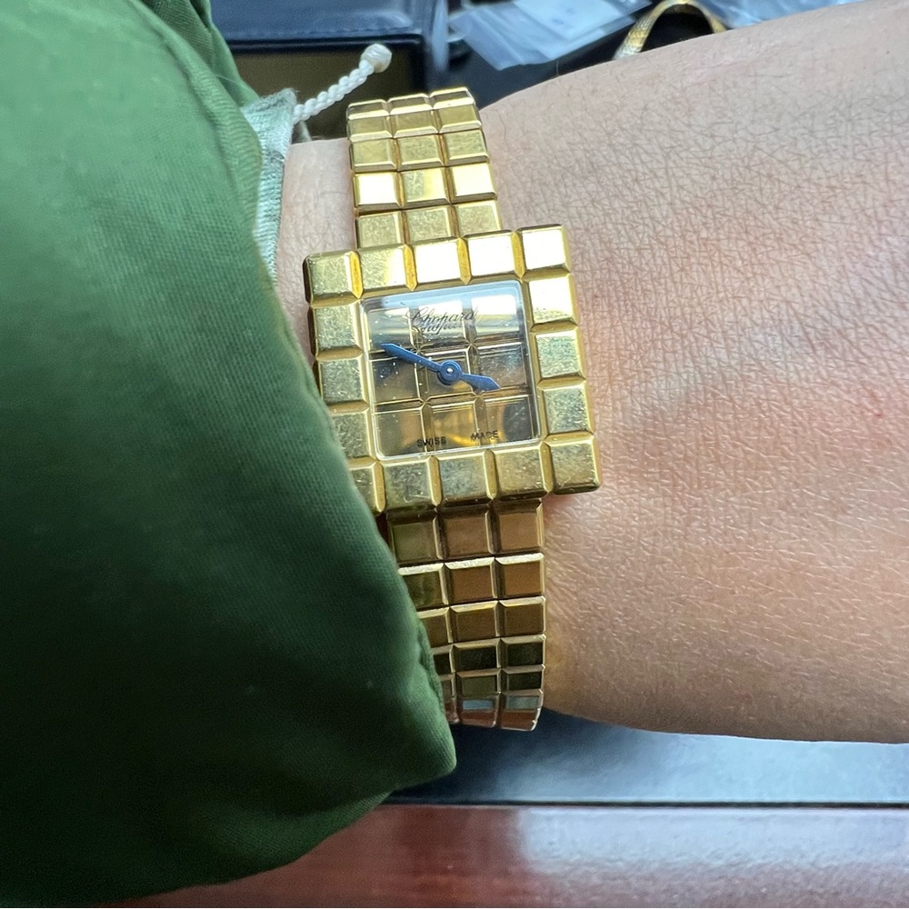 CHOPARD Ice Cube Gold-tone Dial Ladies Watch - Picture 7 of 11